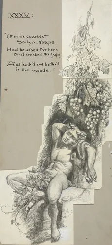 Bacchanale by Harry Fenn, drawing, 1892-1897