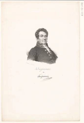 Portret van Jean-Denis Lanjuinais by anonymous, print, 1818-1842