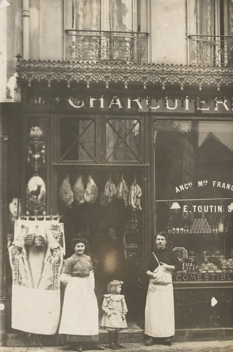 Charcuterie, Clichy-la-Garenne by Unidentified Photographer, photograph, 1904