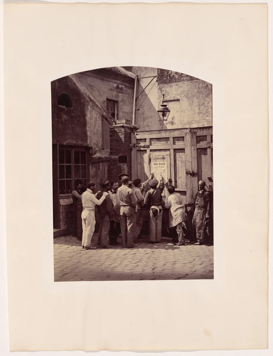 The Day's Orders (L'Ordre du Jour) by Camille Silvy, photograph, 1859