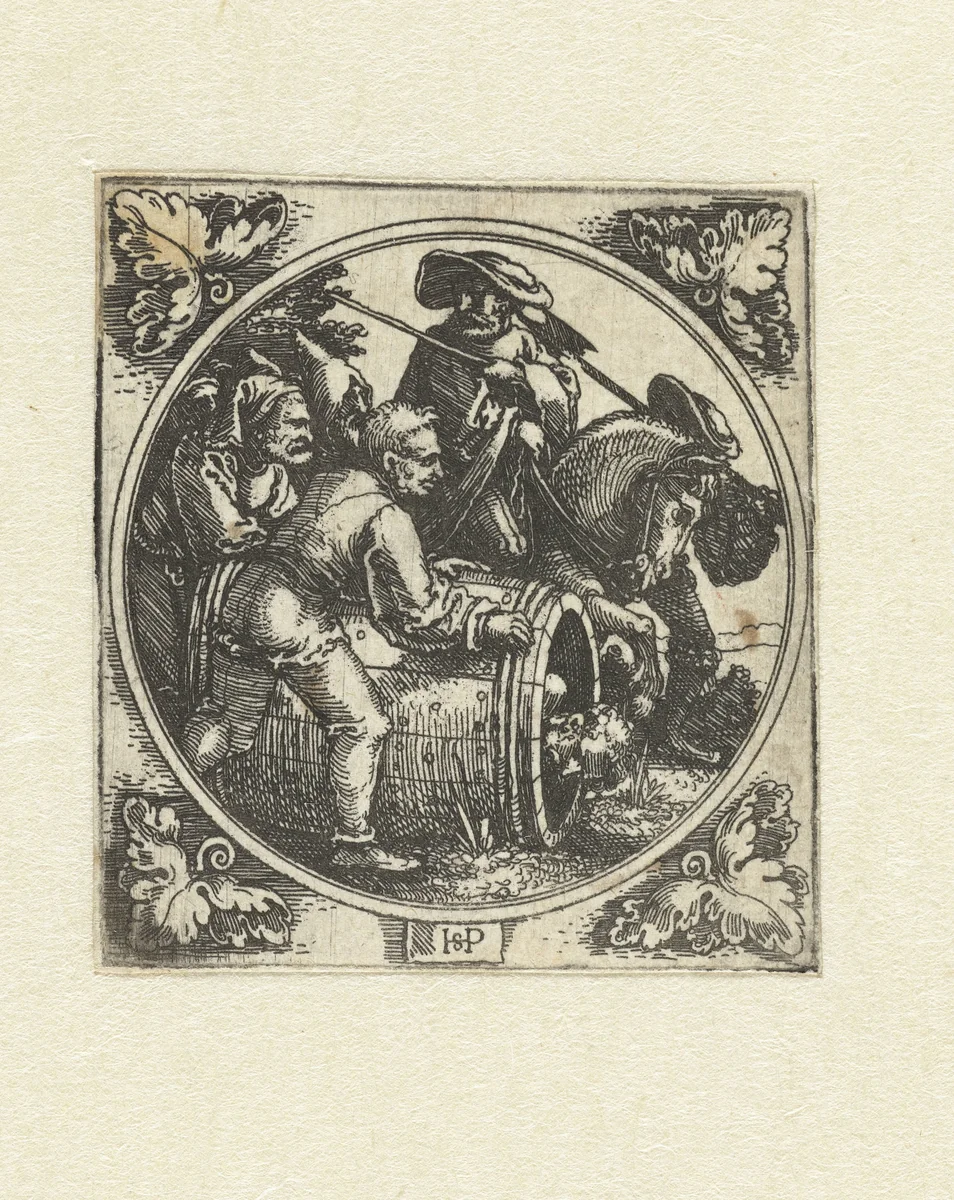 Marcus Atilius Regulus in ton gestopt door Carthagen by Unknown, print, 1510-1550