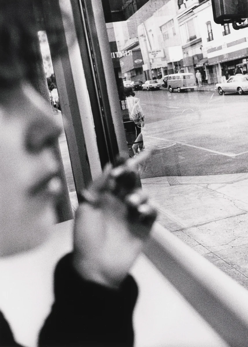 Echo Waiting (Polk and Sutter) by Jim Goldberg, photograph, 1986