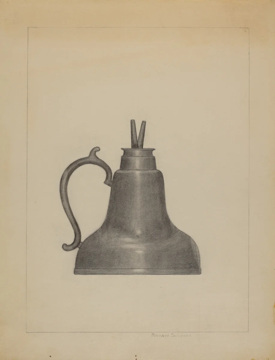 Lamp by Richard Schoene, index of american design, 1936