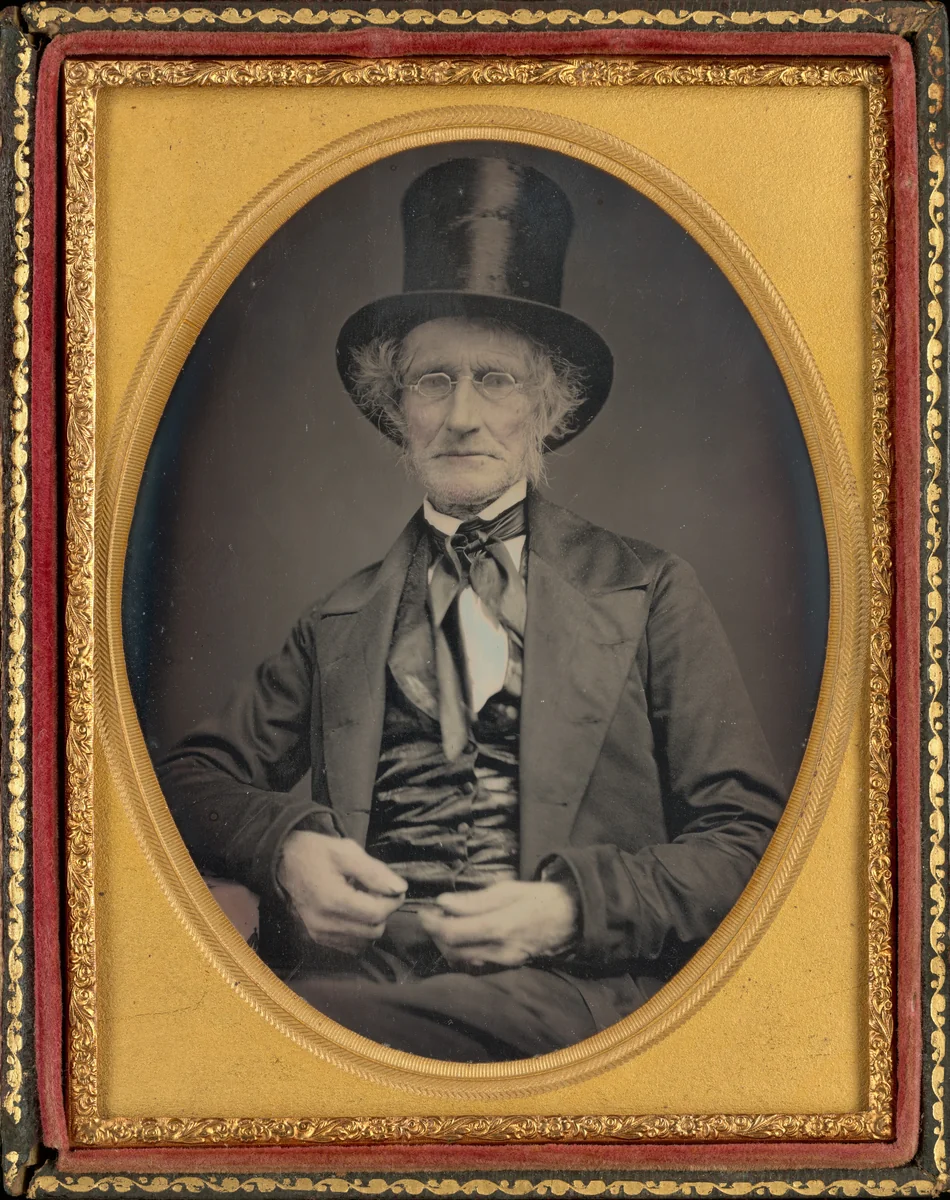 Portrait of a Man by American 19th Century, photograph, 1845-1855