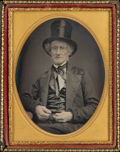 Portrait of a Man by American 19th Century, photograph, 1845-1855