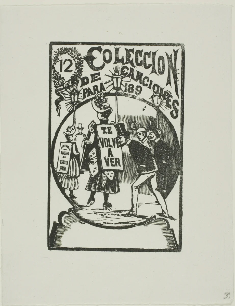 I Saw You Again by José Guadalupe Posada, print, 1871-1913