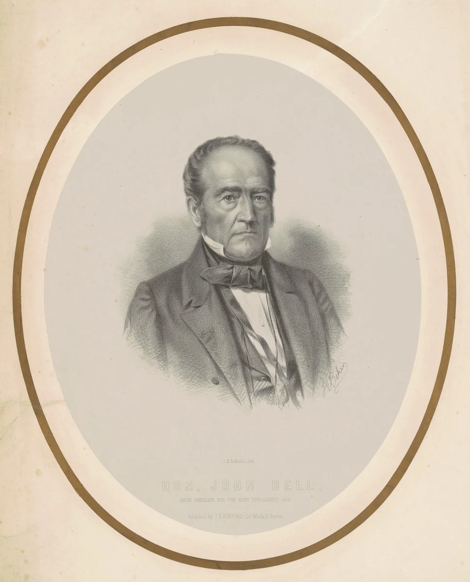 Honorable John Bell by Joseph E. Baker
John Henry Bufford, print, 1860