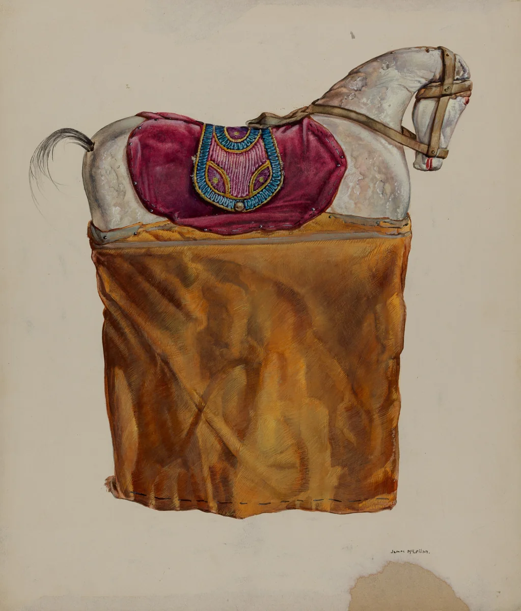 Horse Puppet by James McLellan, index of american design, 1937