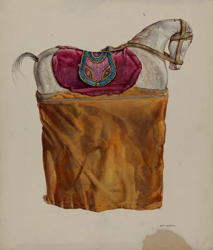 Horse Puppet by James McLellan, index of american design, 1937