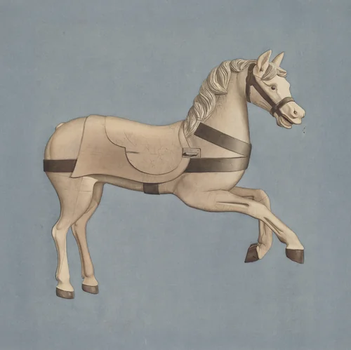 Carousel Horse by Henry Murphy, index of american design, 1939