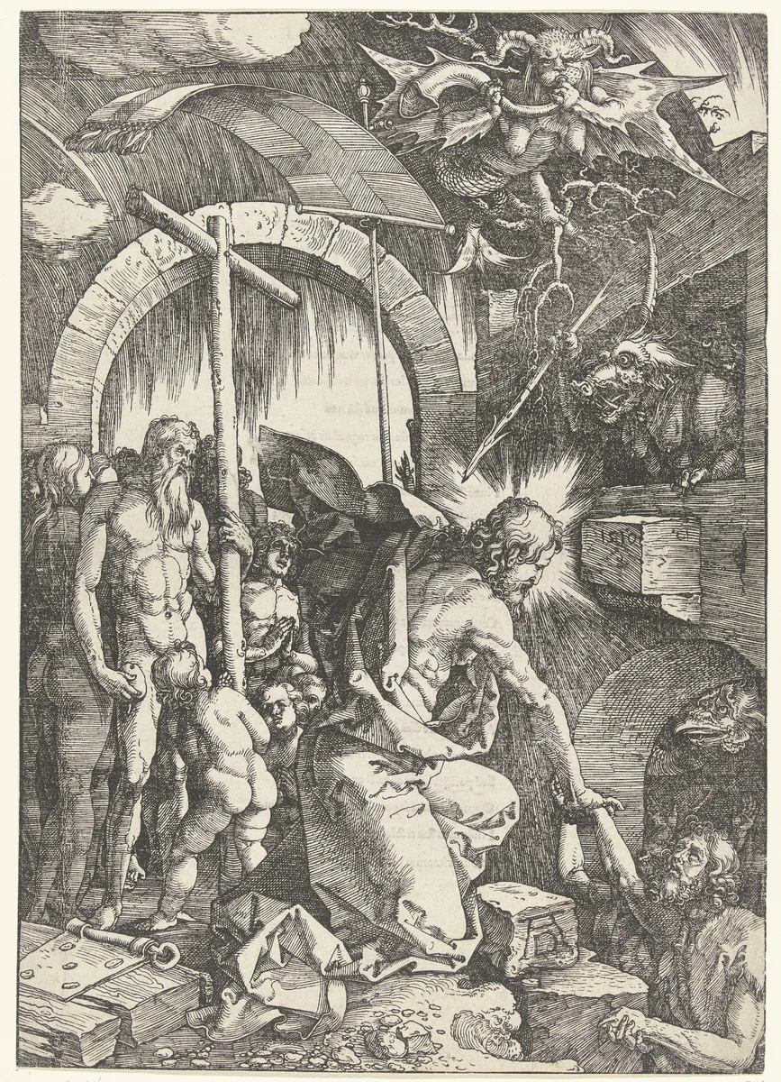 Afdaling in het voorgeborchte by Unknown, print, 1510