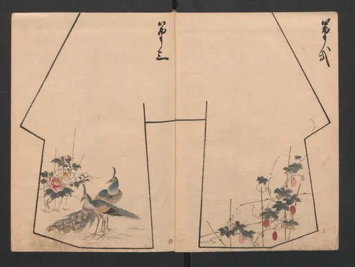 Model Book (Hinagata chō) ひながた帳 by Unidentified Artist, book, 1800-1868