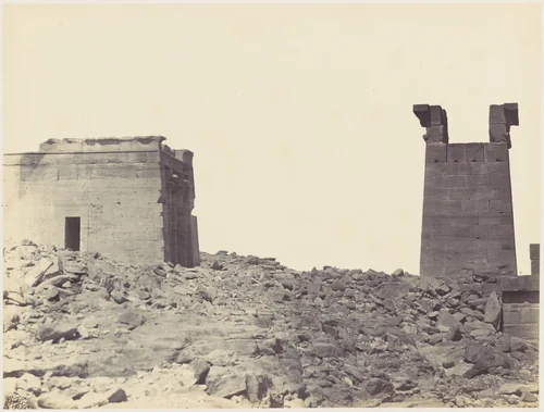 Temple de Dandour en Nubie by Wilhelm Hammerschmidt, photograph, 1860-1869