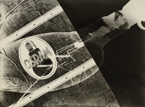 Photogram Lightbulb by Edmund Kesting, photograph, 1927