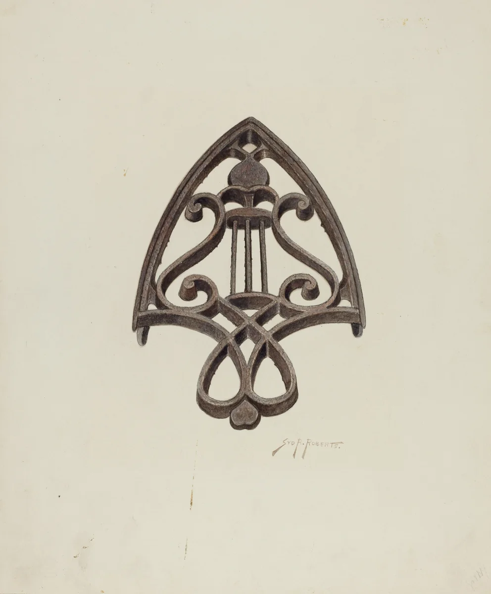 Trivet by Sydney Roberts, index of american design, 1941