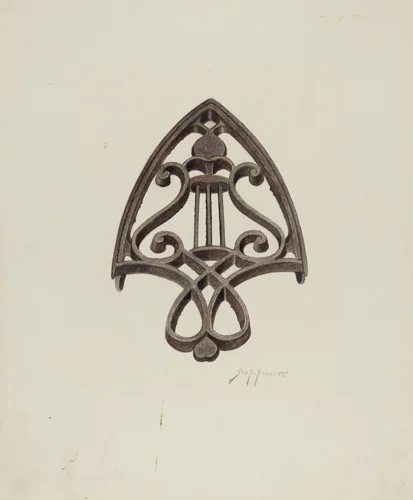 Trivet by Sydney Roberts, index of american design, 1941