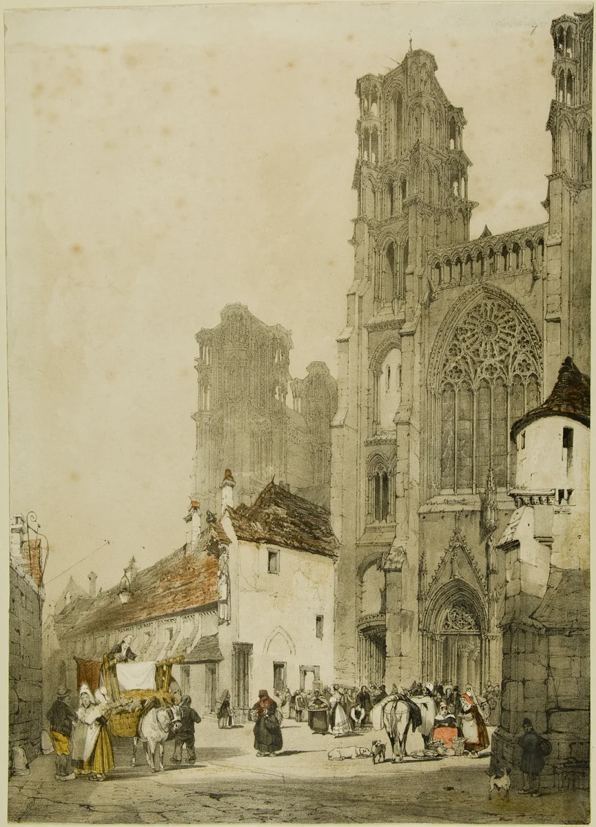 Picturesque Architecture in Paris, Ghent, Antwerp, Touen, etc. by Thomas Shotter Boys, print, 1839