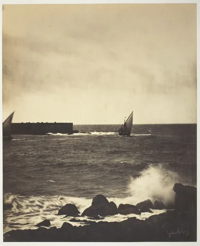 The Breaking Wave by Gustave Le Gray, photograph, 1857