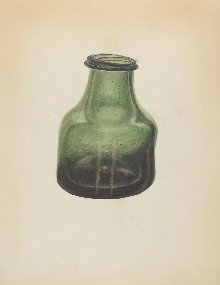 Jar by Isidore Steinberg, index of american design, 1935-1942
