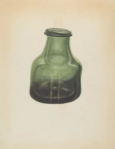 Jar by Isidore Steinberg, index of american design, 1935-1942
