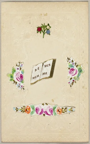 Remember Me (valentine) by Unknown Artist, other, 1825-1835