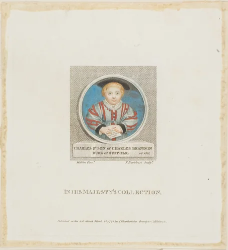 Charles Brandon by Francesco Bartolozzi, print, 1798