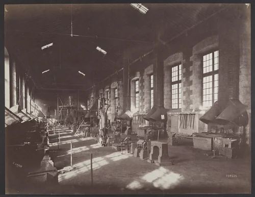 Forges by Louis Lafon, photograph, 1875-1885