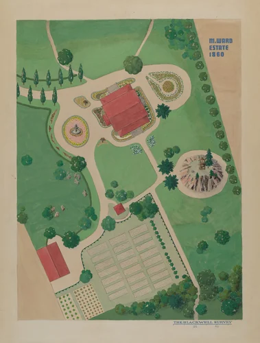 M. Ward Estate by Helen Miller; William Merklin, index of american design, 1936