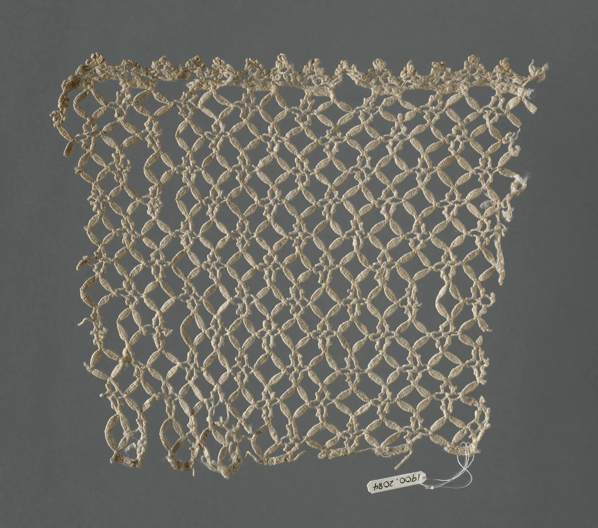 Fragment (Border) by Italy, textile, 1601-1625