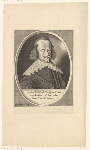 Portret van Julius Neidthardt von Mersberg by Unknown, print, 1591-1662