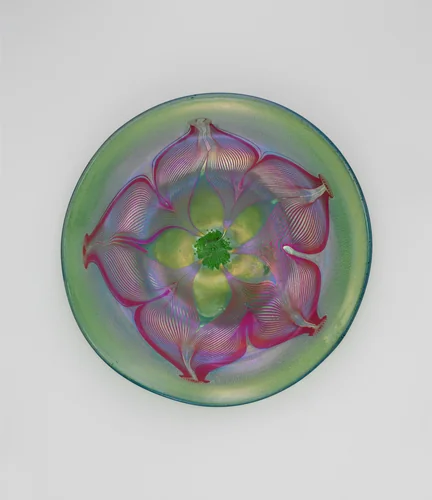 Roundel by Louis C. Tiffany, artwork, 1893-1896