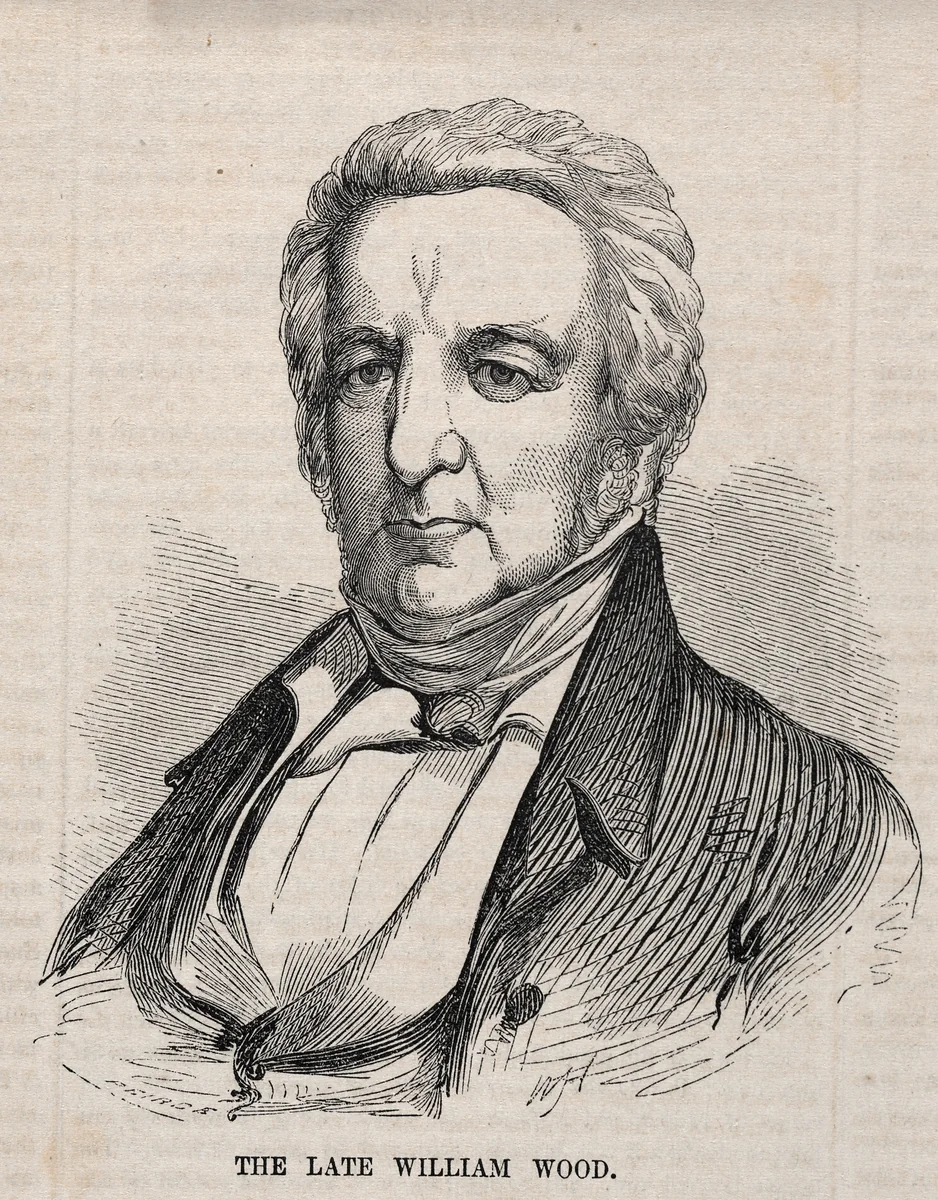 The Late William Wood by Winslow Homer, print, 1857