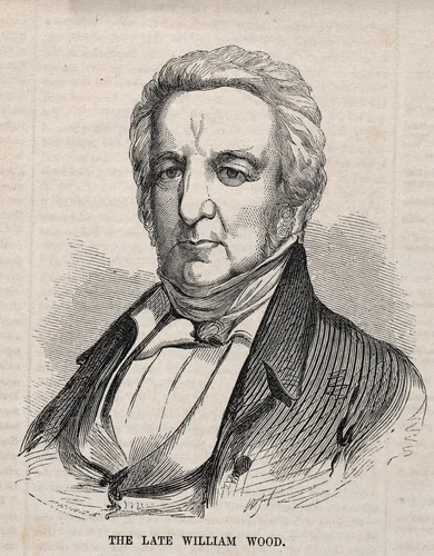 The Late William Wood by Winslow Homer, print, 1857