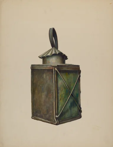 Lantern by Walter Hochstrasser, index of american design, 1938