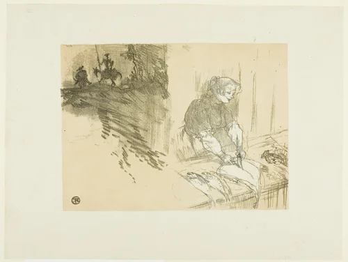 Cover for Les Courtes Joies by Henri de Toulouse-Lautrec, print, 1897