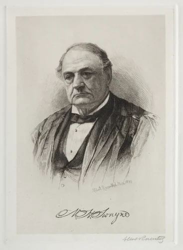 W. H. Swayne by Albert Rosenthal, print, 1890