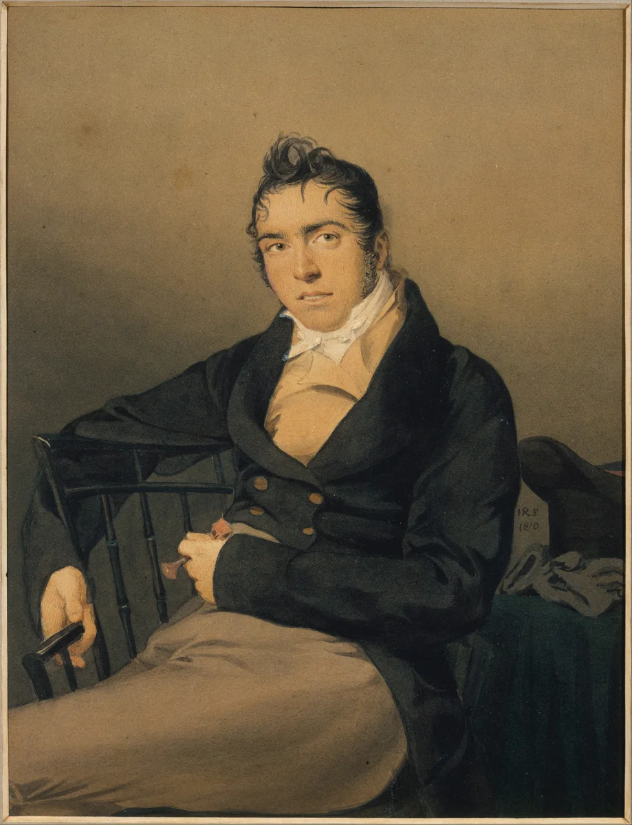 Allan Melville by John Rubens Smith, artwork, 1810