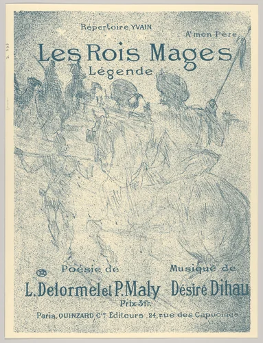 Les Rois Mages by Henri de Toulouse-Lautrec, print, 1880-1901