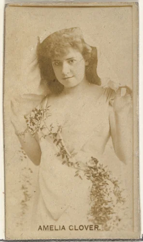 Amelia Glover, from the Actors and Actresses series (N145-8) issued by Duke Sons & Co. to promote Duke Cigarettes by W. Duke, Sons & Co., photograph, 1890-1895