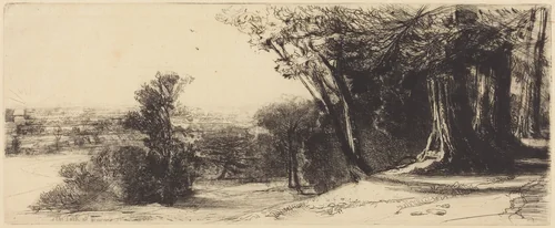 Early Morning - Richmond by Francis Seymour-Haden, print, 1859