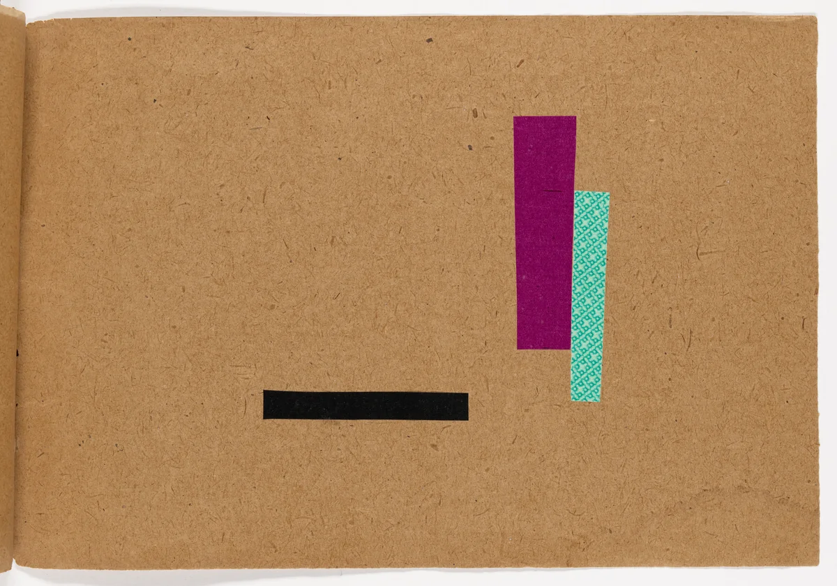 Untitled from 1918 by Aleksei Kruchenykh, illustrated book, 1917