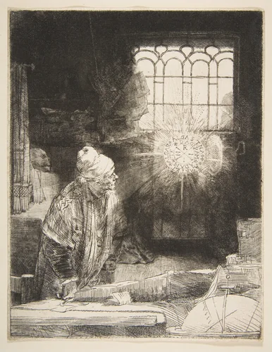 Faust by Rembrandt van Rijn, print, 1647-1657