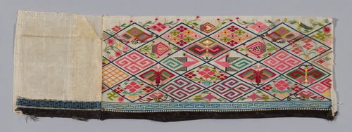 Band (from Woman's Trousers) by China, textile, 1875-1900