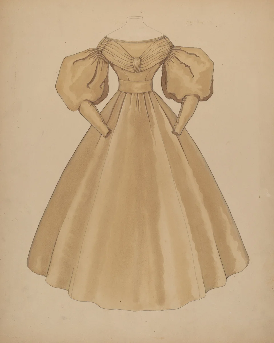 Dress by Doris Beer, index of american design, 1937