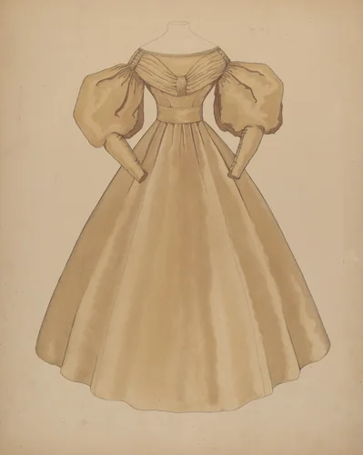 Dress by Doris Beer, index of american design, 1937