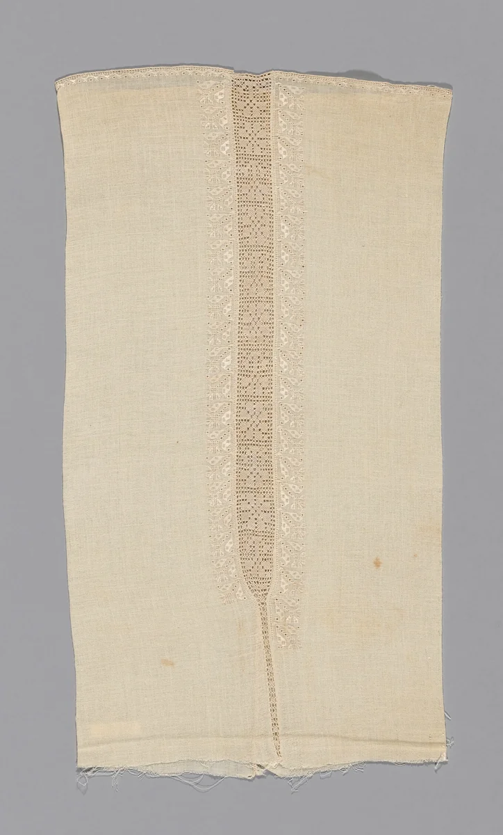 Neck Insert by Leukas, textile, 1701-1800