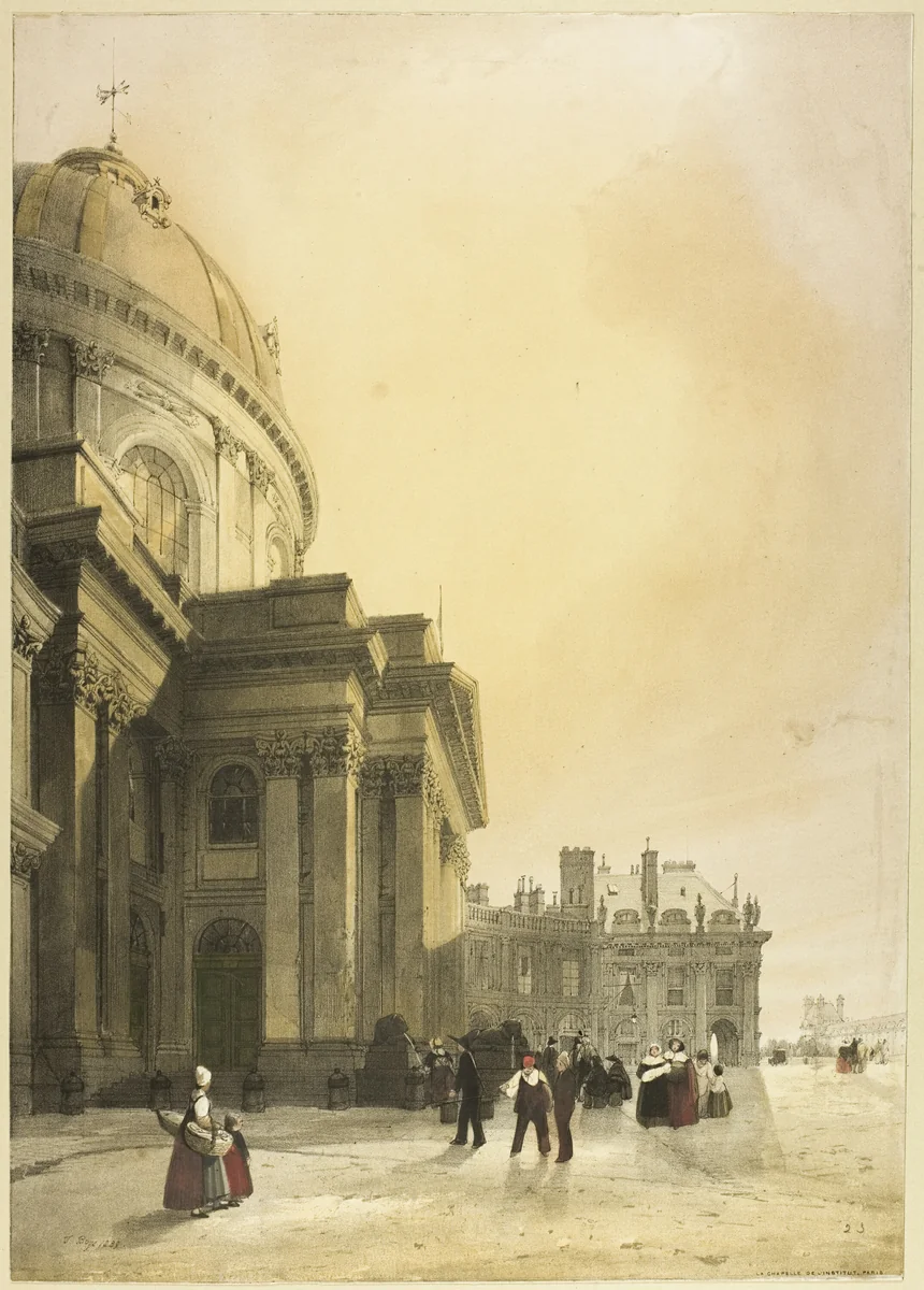 The Institute, Paris by Thomas Shotter Boys, print, 1839
