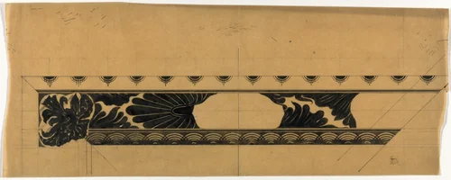 Design for a Frame by Theodore Roussel, drawing, 1899-1908