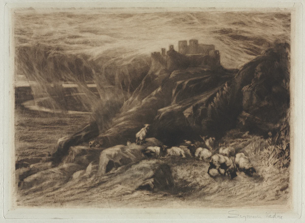 Harlech (A Second Plate) by Francis Seymour-Haden, print, 1880