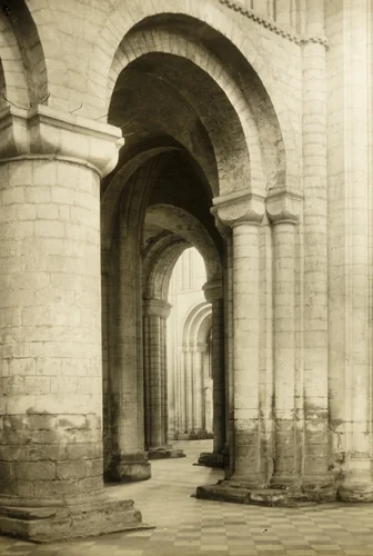 Ely Cathedral: North Transept into North Aisle by Frederick Evans, photograph, 1886-1896